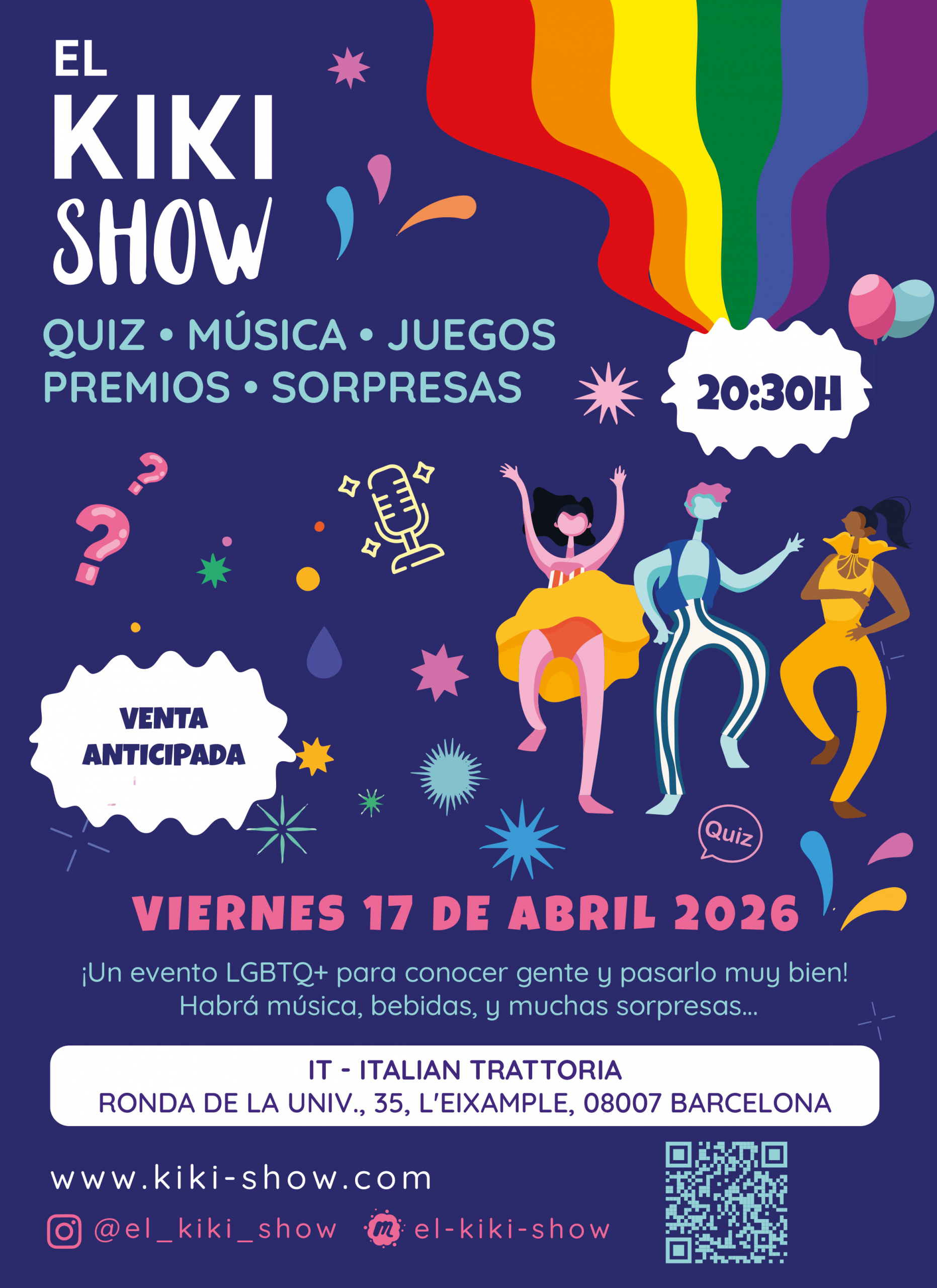 Affiche El Kiki Show — 17 avril 2026